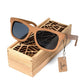 BOBO BIRD Square Men Sunglasses Ladies Polarized UV Protection Eyewear Women Bamboo Sun Glasses lunettes femmes solaire