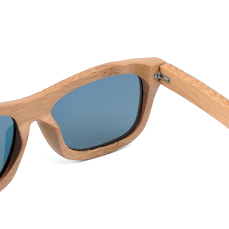 BOBO BIRD Square Men Sunglasses Ladies Polarized UV Protection Eyewear Women Bamboo Sun Glasses lunettes femmes solaire